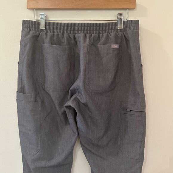 Grey FIG Scrub Pants sz Small Grey Straight leg scrubs Yola Skinny Scrub Pants - Picture 4 of 10